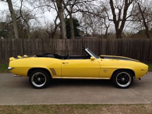 1969 chevrolet camaro ss convertible