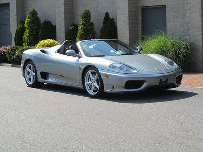 360 spider - grigio titanium - 6 speed manual - perfect-serviced throughout...