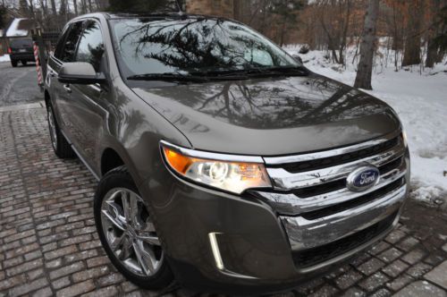 2013 edge ltd.no reserve.leather/navi/camera/pano/adap/20&#039;s chr/salvage/rebuilt/