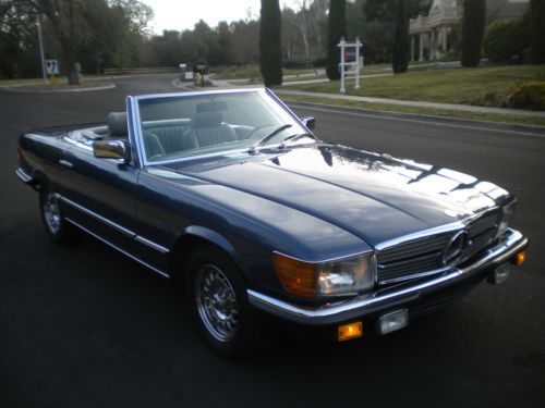 1985 mercedes 500sl european edition california car since new low original miles