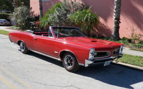 1966 pontiac gto convertible 4 speed tri power