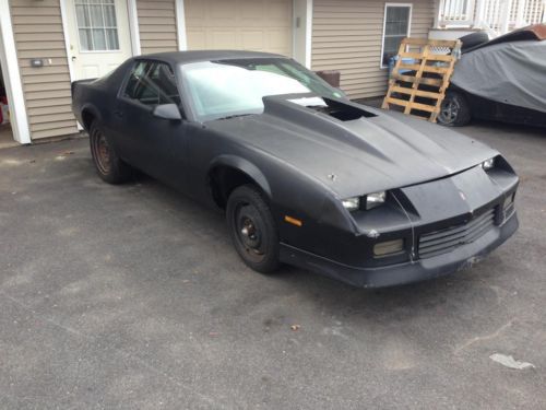 1986 camaro hardtop, project car ford 9&#034; rear, full cage, kirkey seats rat rod