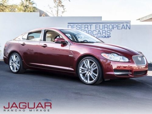 2010 jaguar xf supercharged claret ivory truffle navigation