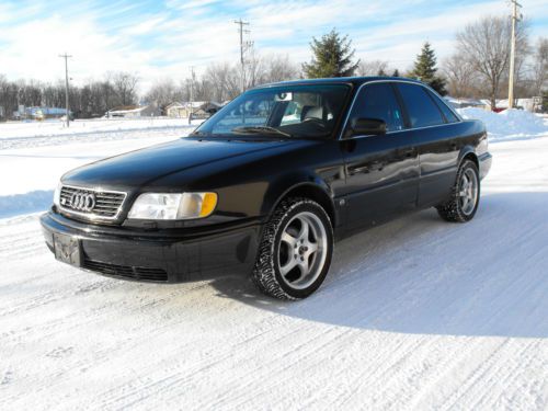 *** 1995 audi s6 urs6 black 5-speed turbo rare low miles quattro ***