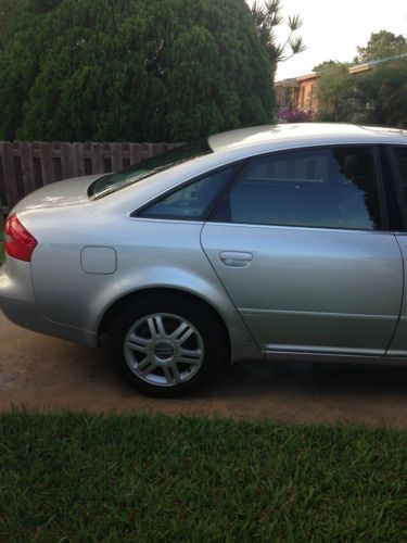 2001 audi a6 quattro 2.7 twin biturbo awd silver on black