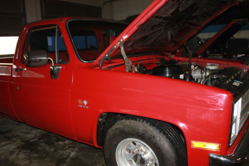 Red, excellent condition, factory 454, 4 speed, 410 gears, original, a/c