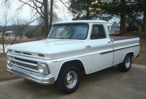 1965 chevrolet c10 swb fleetside pickup truck-great driver-powersteering/disc