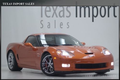 2009 corvette z06 2lz 11k miles,navigation,chrome wheels,atomic orange,finance