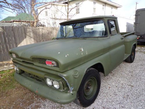 1972 chevy 1962 gmc truck 3/4 305 v6 4 speed great rat rod or shop truck $2,900