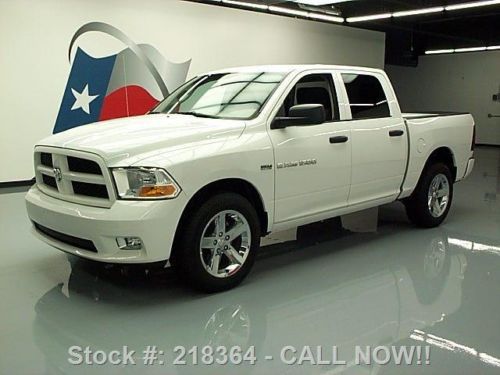 2012 dodge ram express crew 4x4 hemi 20&#034; wheels 29k mi texas direct auto