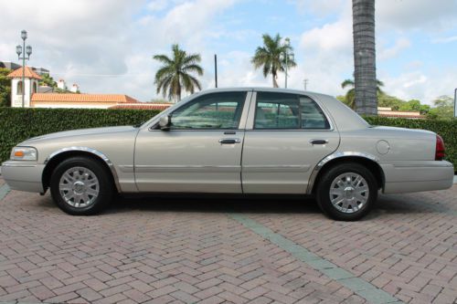 2007 mercury grand marquis gs-1-owner-low mi-fla-kept-grampa&#039;s car-clean carfax