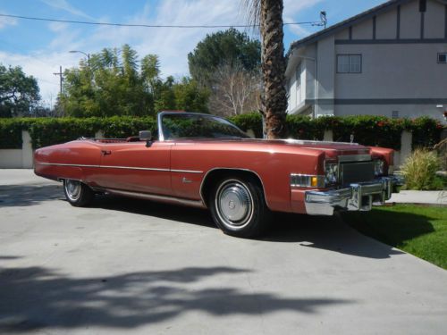 1974 cadillac eldorado convertible 66000 miles