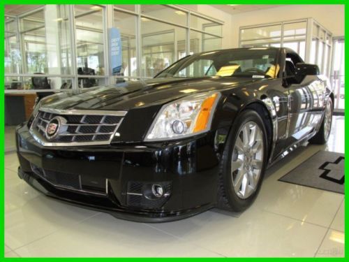 09 black 4.6l v8 xlr platinum edition convertible *low miles *navigation *fl