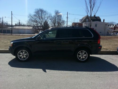 Black 2004 volvo xc90 t6 awd