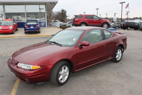 2002 02 oldsmobile olds alero maroon cold ac sunroof cd very nice 128kmiles