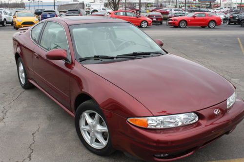 2002 02 Oldsmobile Olds Alero Maroon Cold AC Sunroof CD Very Nice 128kmiles, image 4
