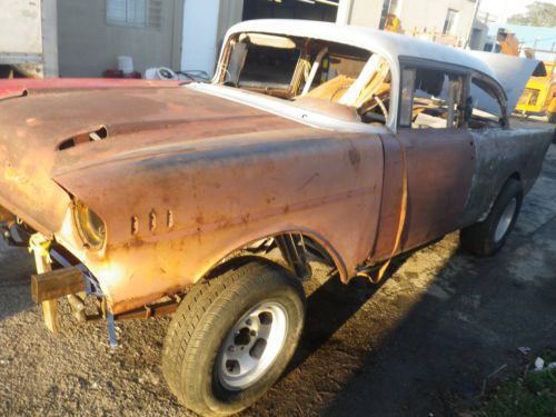 1957 Chevy Bel Air Post Gasser with title hot rod rat rod project, US $3,200.00, image 3