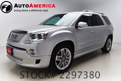58k one 1 owner low miles 2011 gmc acadia denali fwd nav roof leather