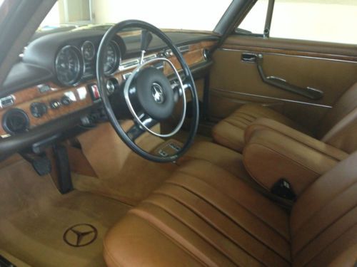 1973 Mercedes 300SEL 4.5 No Reserve Auction Sedan Dark Green Old Money Survivor, image 7