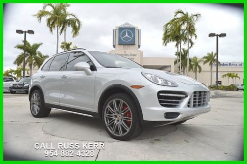 2012 porsche cayenne turbo 4.8l v8 awd suv premium we export we finance