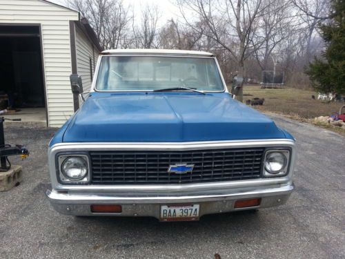 Original 1972 Cheyenne Super Pickup 402 Big Block Air Tilt Wheel, image 2