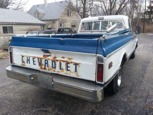 Original 1972 Cheyenne Super Pickup 402 Big Block Air Tilt Wheel, image 5