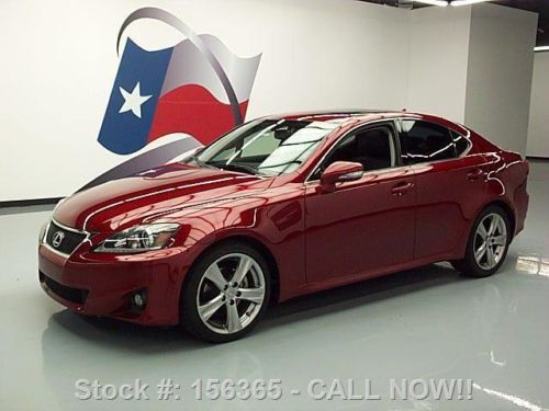 2011 lexus is250 sunroof climate seats xenons 44k miles texas direct auto