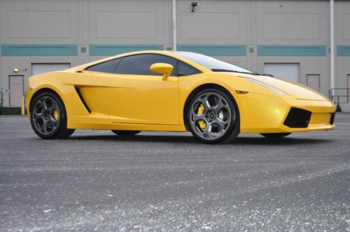 2006 lamborghini gallardo coupe giallo midas pearl low mileage high performance