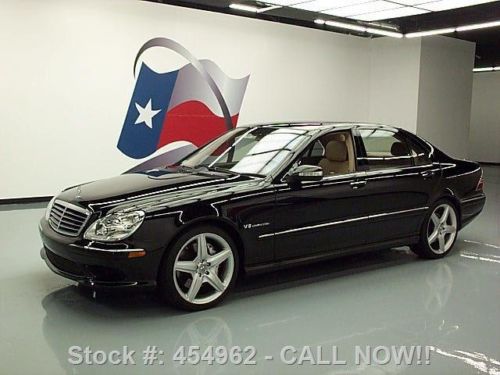 2005 mercedes-benz s55 amg sunroof navigation 20&#039;s 42k texas direct auto