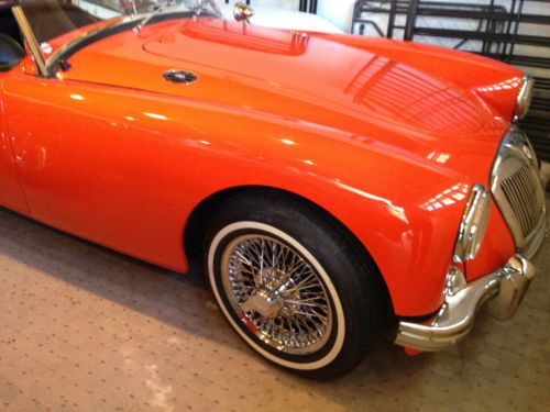 1965 mg mga roadster, classic con., fully restored, custom made windshield