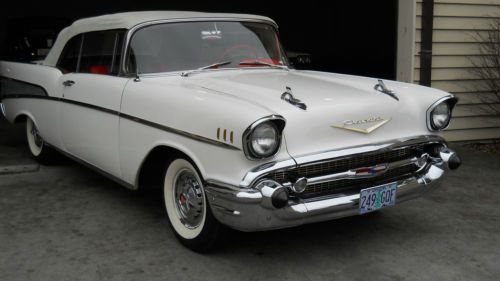 1957 chevrolet bel air convertible with videos