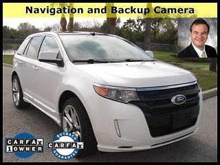 2011 ford edge 4dr sport fwd, navigation, backup camera, one owner, bluetooth