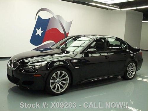 2008 bmw m5 v10 sunroof nav hud climate seats 19&#039;s 45k texas direct auto