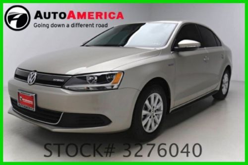 We finance! 2558 miles 2013 volkswagen jetta hybrid hybrid  turbo 1.4l i4 16v