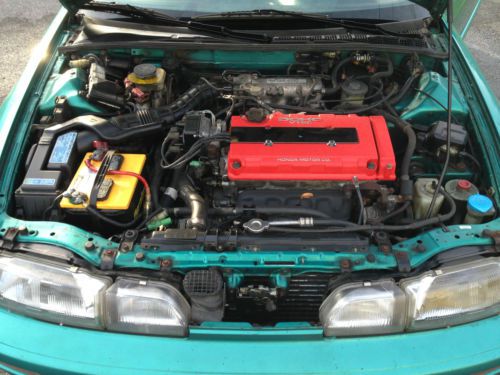 Rare 1992 acura integra 1.7l vtech gs-r 3 door hatchback in aztec green