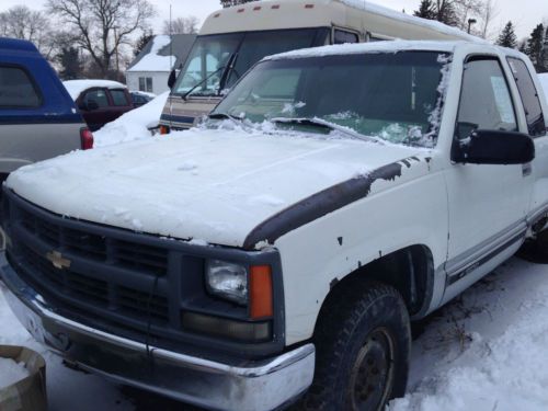 1997 chevy silverado diesel **good running drive-train**