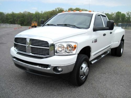 07 dodge ram 3500 4x4 4wd cummins 6.7l diesel dually tool box navigation slt