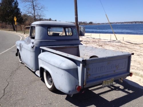 1957 Chevrolet pickup truck hot rod rat rod vintage v8 shortbed, image 3