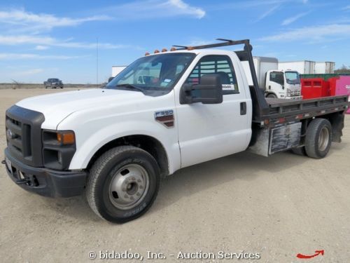 2008 ford f-350 xl flatbed pickup truck 6.4l powerstroke turbo diesel 5-spd auto