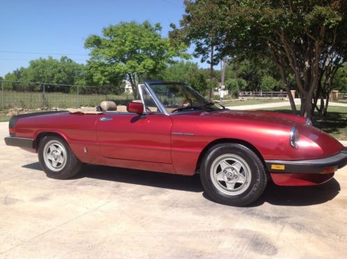 1984 alfa remeo spider veloce