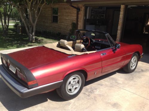 1984 ALFA REMEO SPIDER VELOCE, image 2