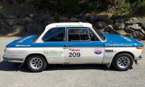1969 BMW 2002 vintage race / rally car, M10, image 2
