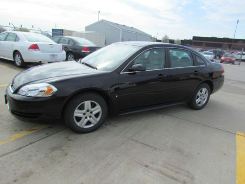 2009 chevrolet impala ls, 3.5l v6, flex fuel, black, 47724 miles