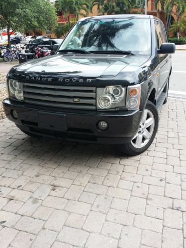 Range rover hse 2003 black suv