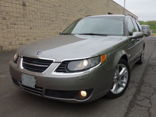 Saab 9-5 2.3t wagon heated leather seats cold a/c free autocheck   no reserve