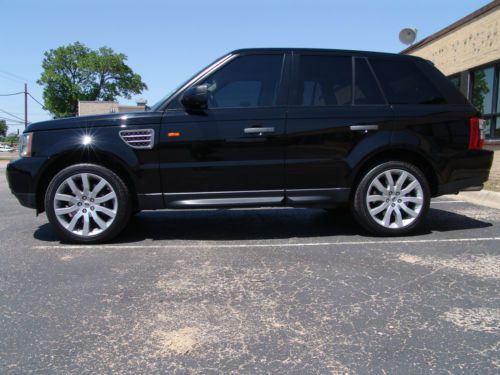 2007 land rover range rover sport supercharged sport black 1 owner 4.2l