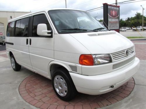 99 arctic white 7 passenger vr-6 vw eurovan gls -alloy wheels -abs brakes -fl