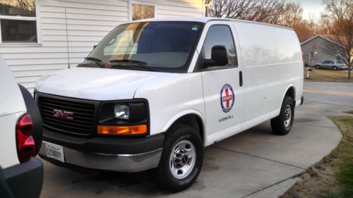 2010 gmc savana, 1-ton, auto, standard cargo van, 4-door, 6.0l