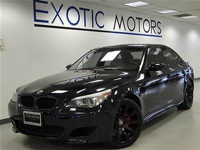 2006 bmw m5 v10!! smg nav a/c&amp;heated-sts pdc xenons push-start 6-cd 19&#034;wheels!!