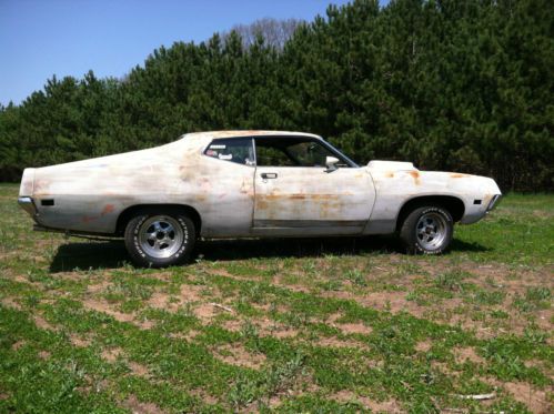 1971 ford torino gt 302 2 dr project barn parts runs and drives!